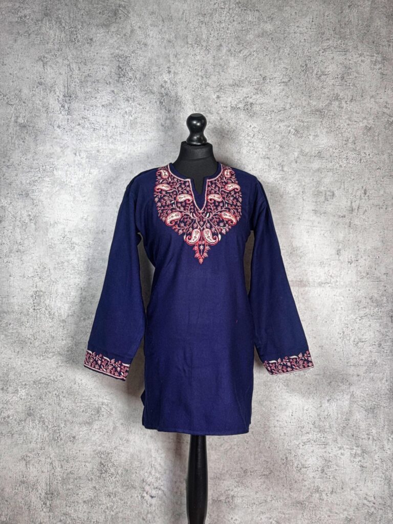 Starlace Embroidered Short Kurti