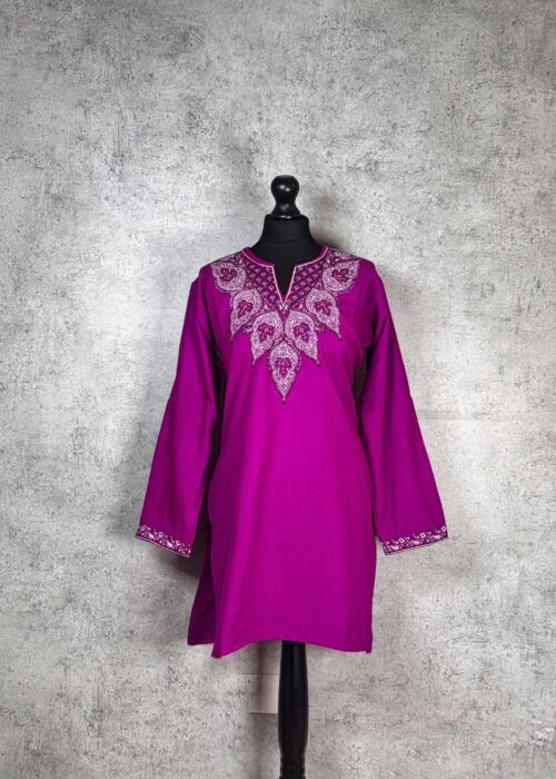 Moonflower Kashmiri Short Kurti