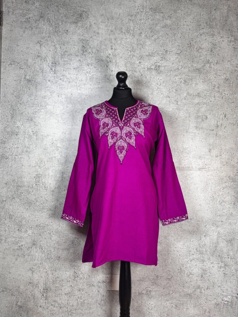 Moonflower Kashmiri Short Kurti