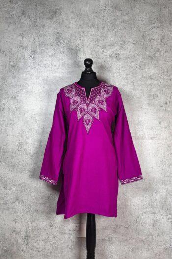 Moonflower Kashmiri Short Kurti