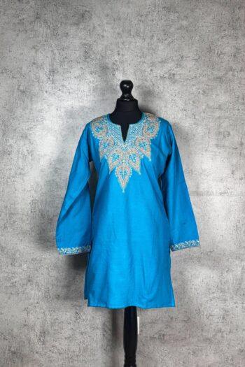 Celestial Fern Kashmiri Short Kurti