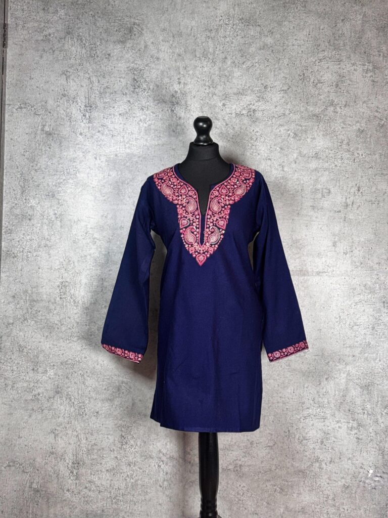 Twilight Paisley Kashmiri Kurti
