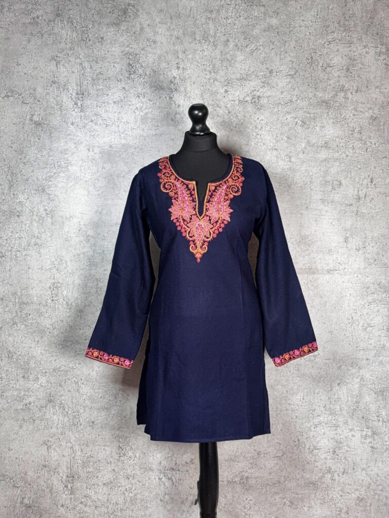 Lunara Kashmiri Short Kurti