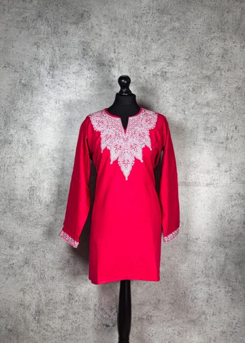 Roselace Heirloom Kashmiri Short Kurti