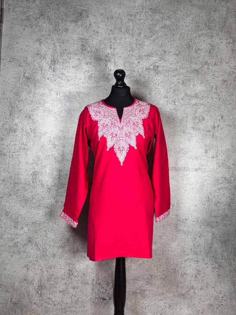 Roselace Heirloom Kashmiri Short Kurti