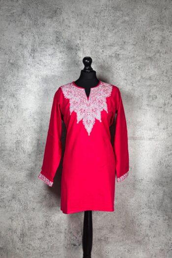 Roselace Heirloom Kashmiri Short Kurti
