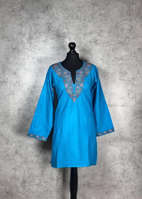Azurevine Kashmiri Short Kurti