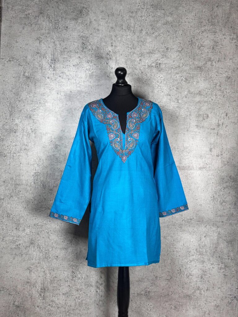 Azurevine Kashmiri Short Kurti