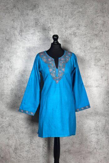 Azurevine Kashmiri Short Kurti