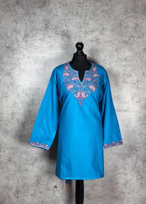 Elysian Thread Kashmiri Short Kurti