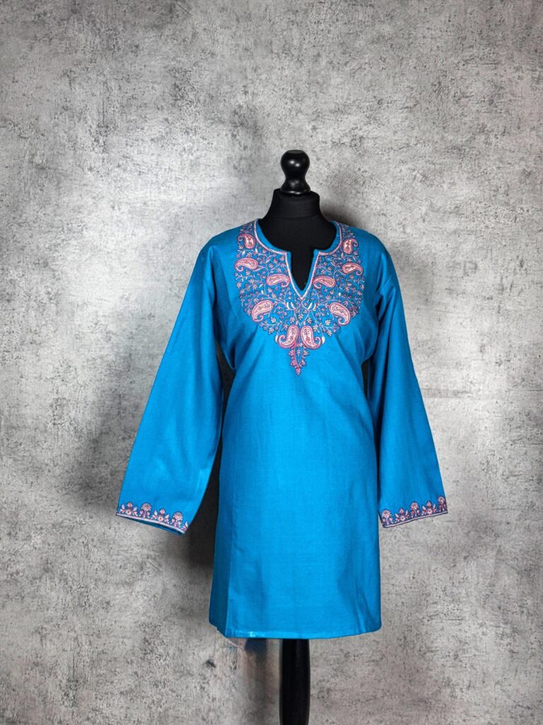 Elysian Thread Kashmiri Short Kurti