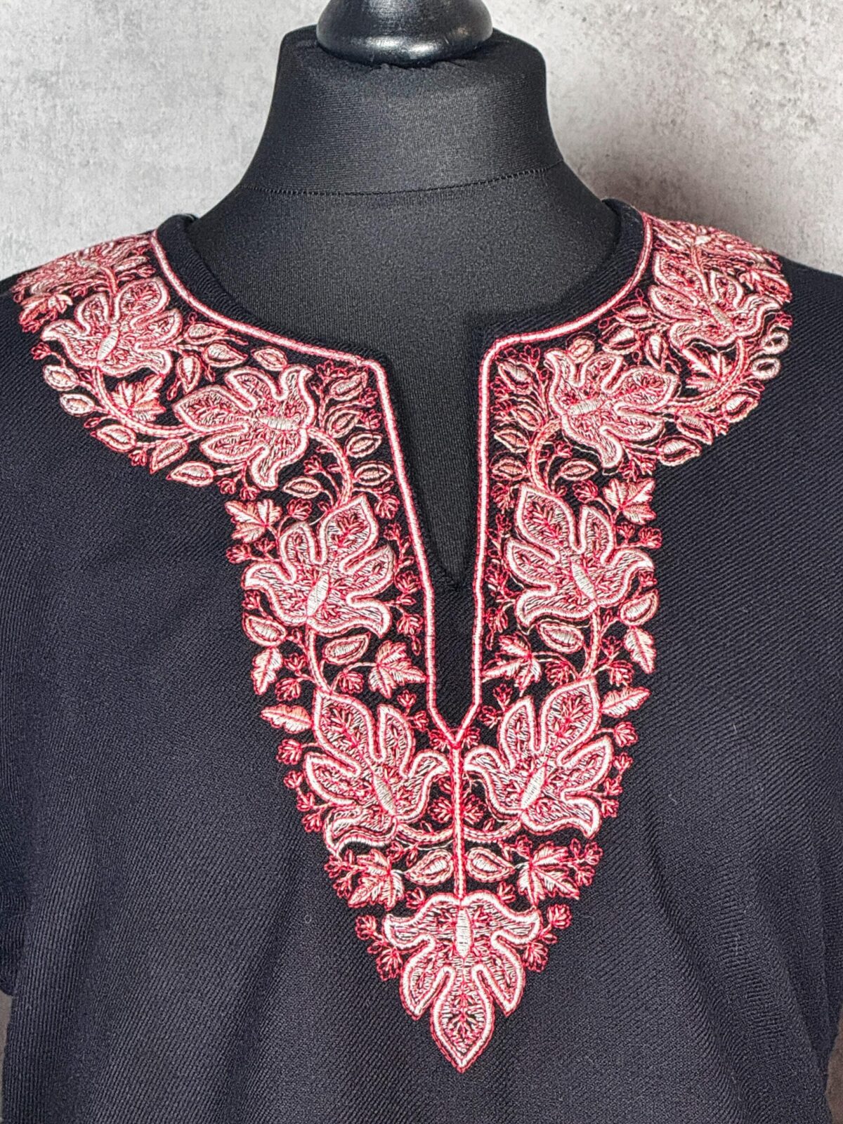 Nocturne Bloom Kashmiri Short Kurti