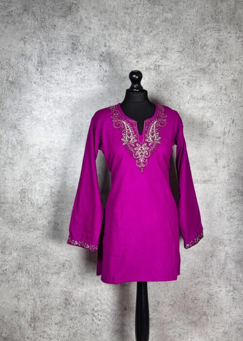Aurette Vine Kashmiri Short Kurti