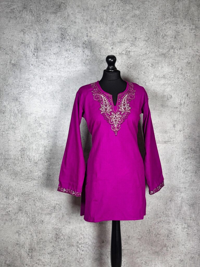 Aurette Vine Kashmiri Short Kurti