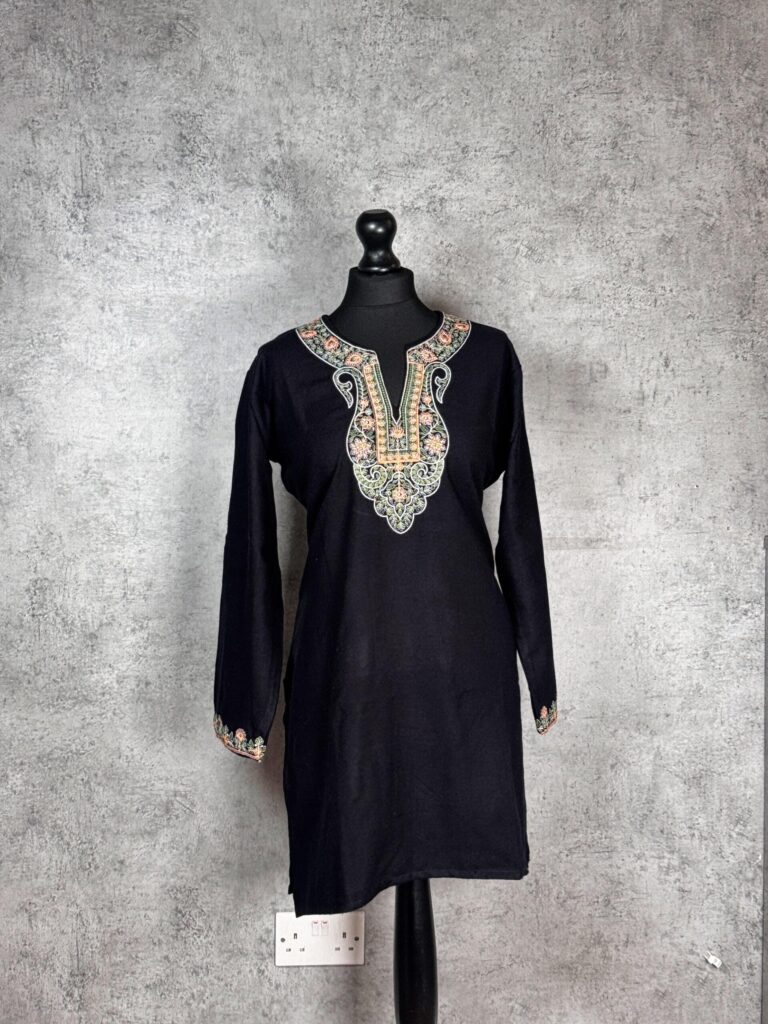 Midnight Zayra Kashmiri Short Kurti