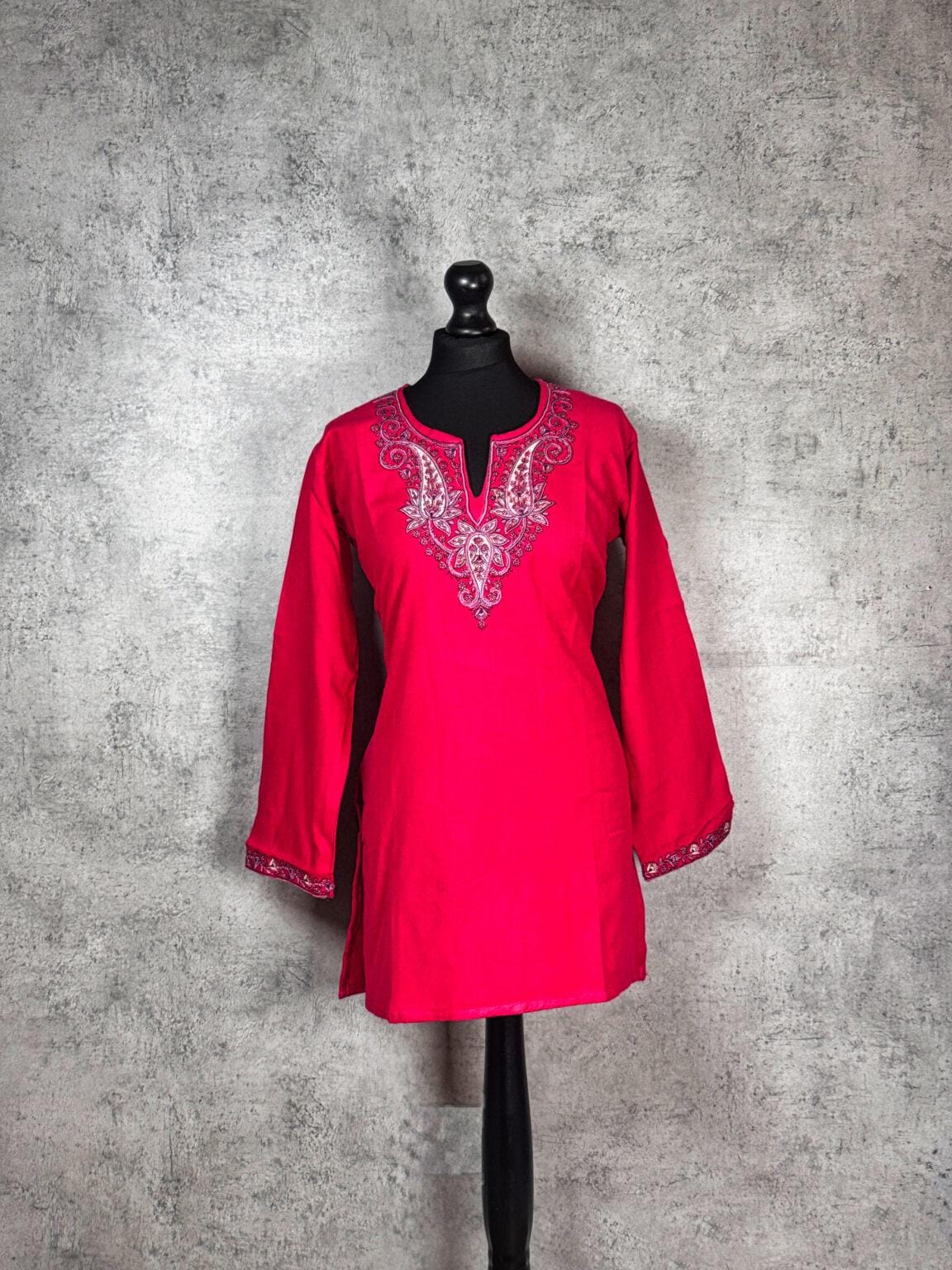 Ornate Bloom Kashmiri Short Kurti