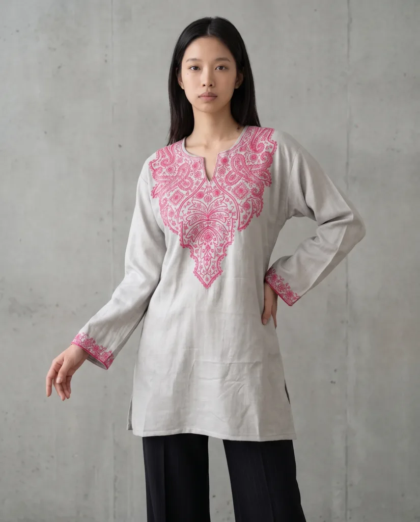 Roseveil Kashmiri Short Kurti