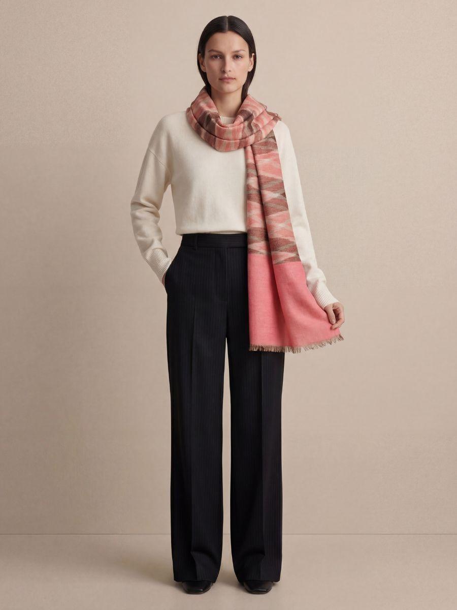 Untitled-Design-900x1200-2-700x933 Heritage Pashmina® Rosewood Mirage Kashmiri Ikat Scarf