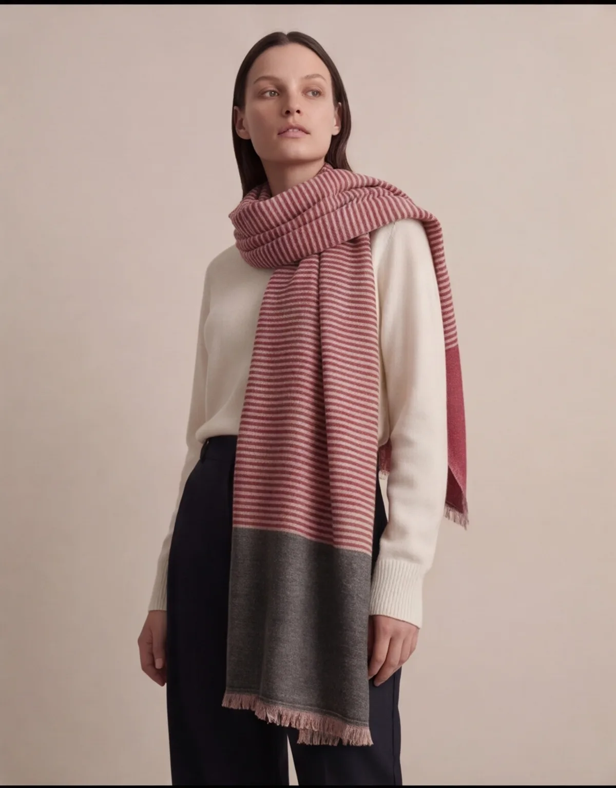 Heritage Pashmina® Shaan Stripe Handwoven Scarf
