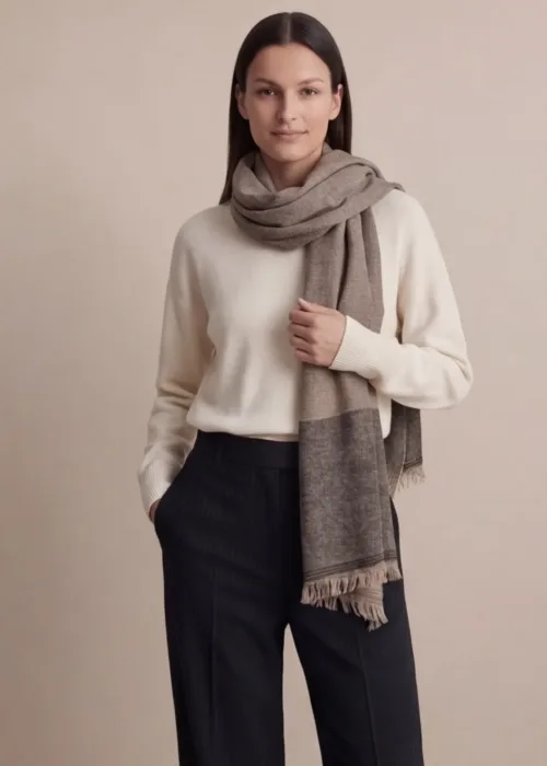 Heritage Pashmina® Sabr Shadow Handwoven Scarf