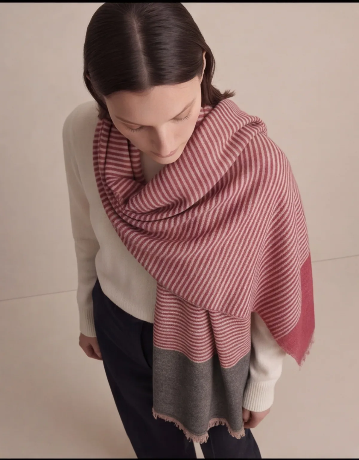 Heritage Pashmina® Shaan Stripe Handwoven Scarf