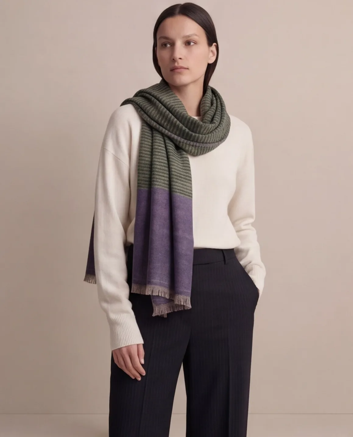 Heritage Pashmina® Neel Saba Handwoven Scarf