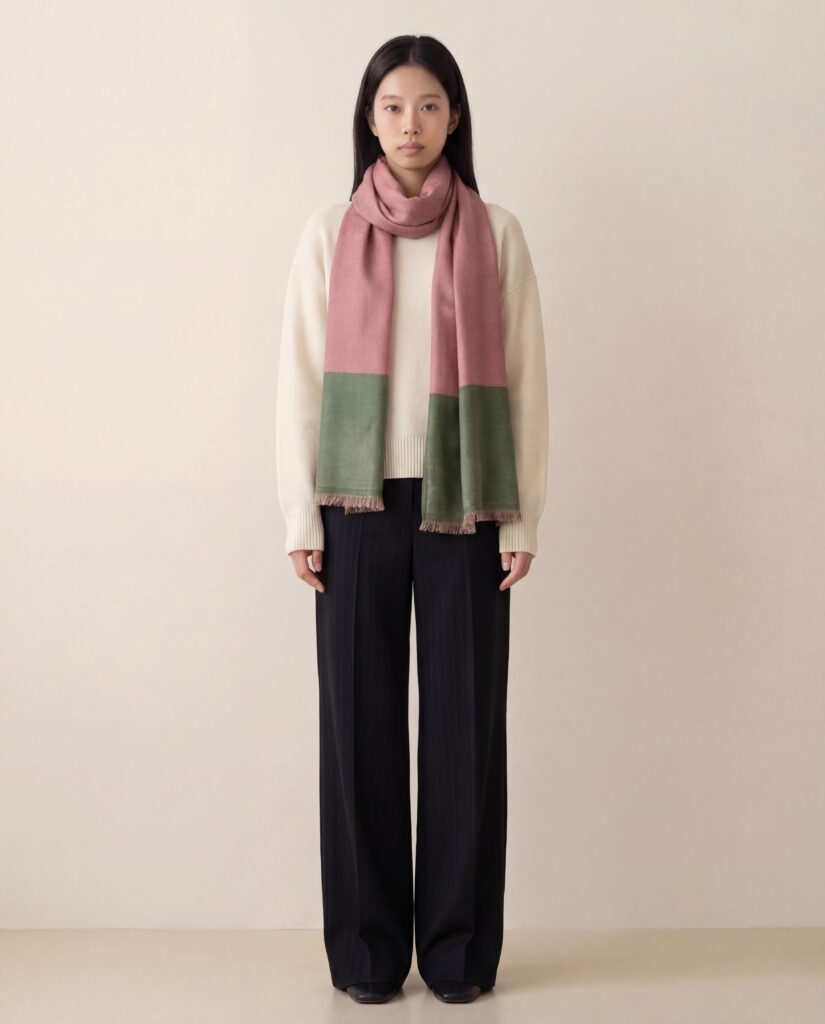 Heritage Pashmina® Roshan Pine Handwoven Scarf
