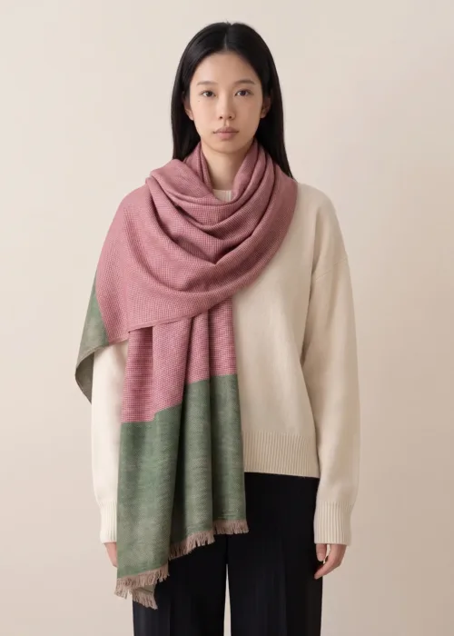 Heritage Pashmina® Roshan Pine Handwoven Scarf