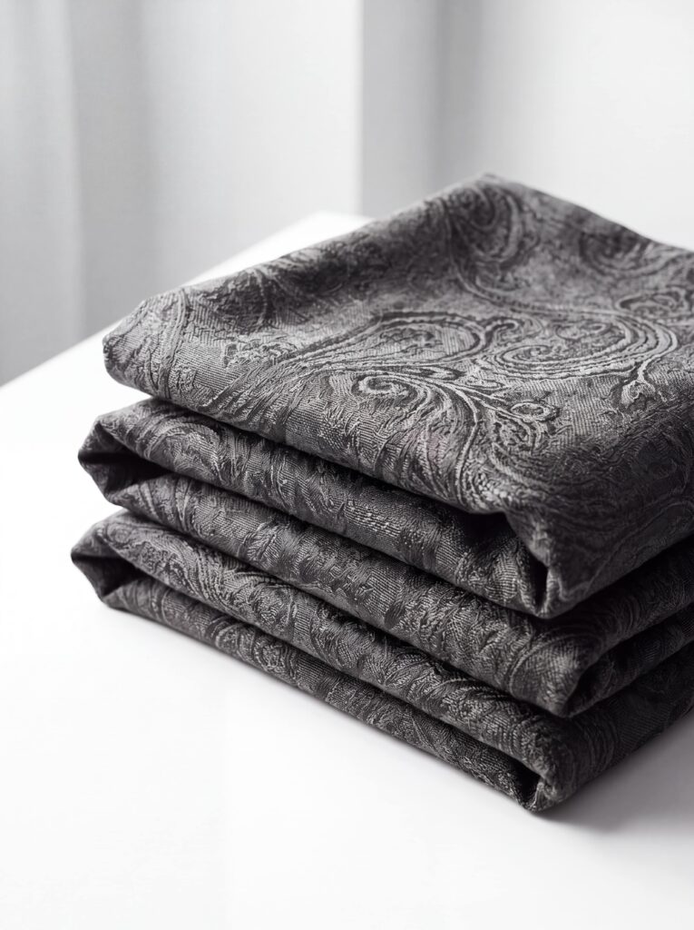 Zaar e Sozni Merino Wool Hand Embroidered Shawl