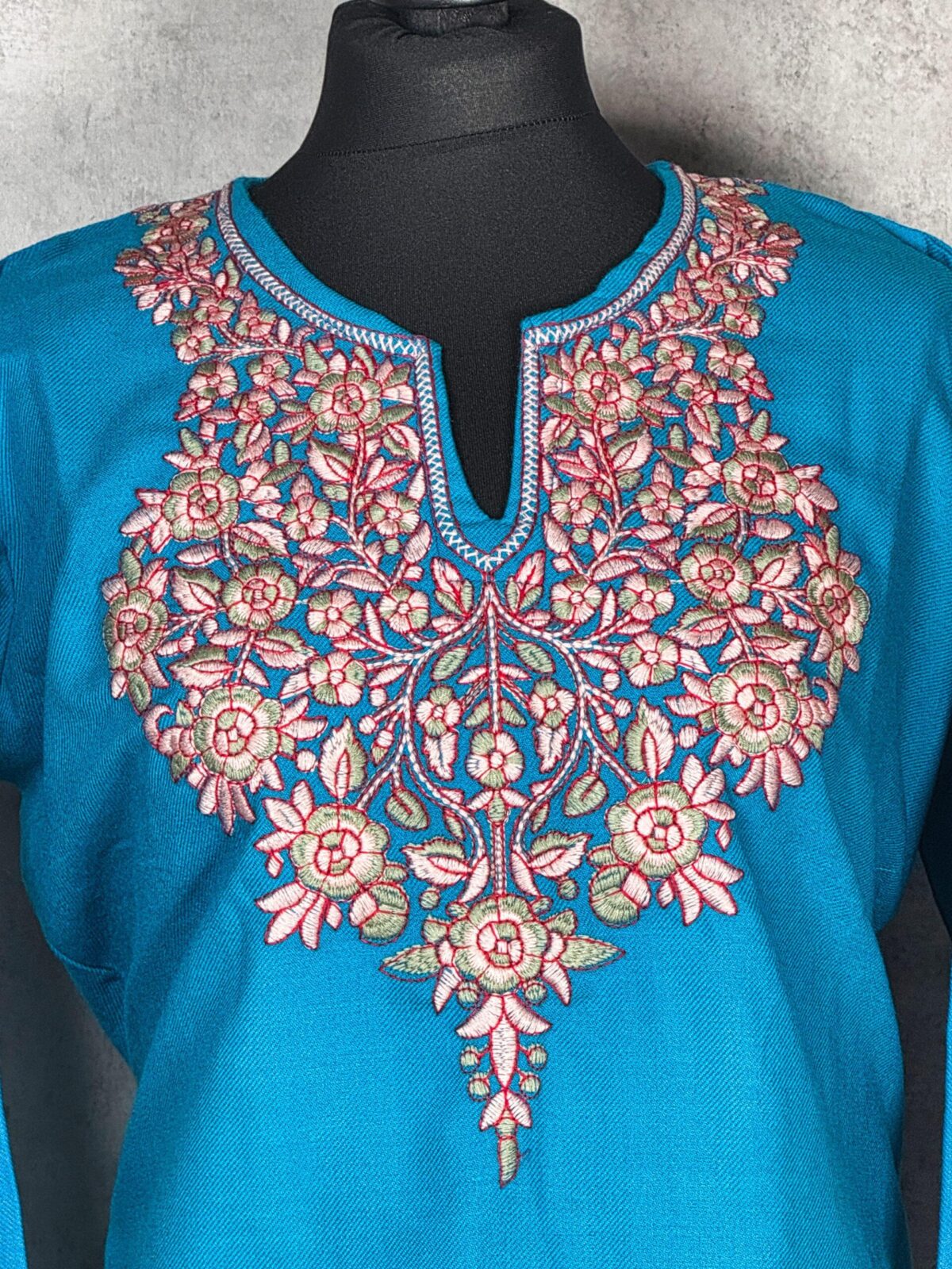 Bluehaven Flora Kashmiri Short Kurti