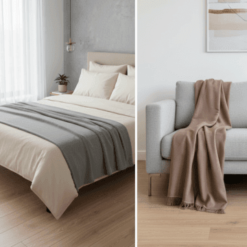 Difference Between Throw and Blanket for Home Styling