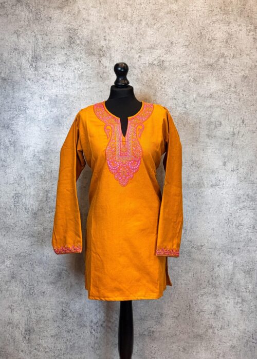 Zarin Petal Kashmiri Short Kurti