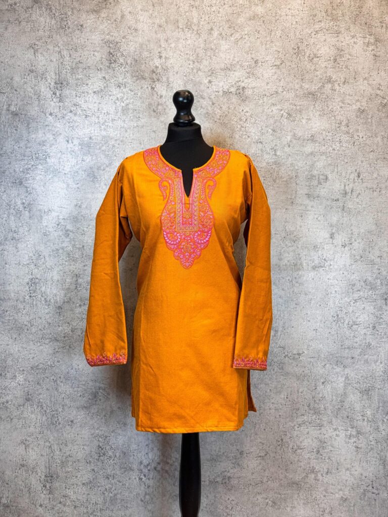 Zarin Petal Kashmiri Short Kurti