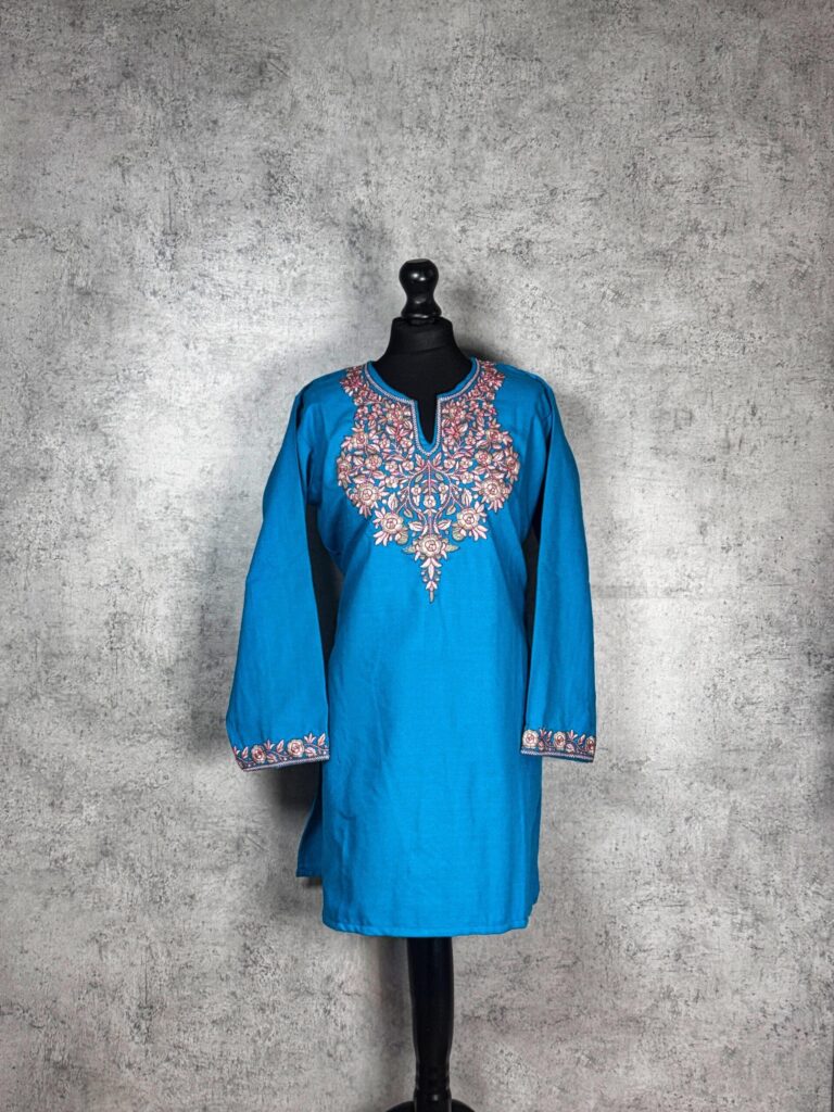 Bluehaven Flora Kashmiri Short Kurti