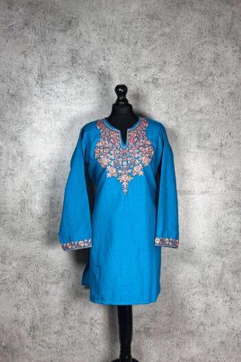 Bluehaven Flora Kashmiri Short Kurti