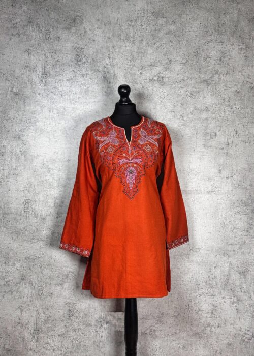 Ember Naqsh Kashmiri Short Kurti