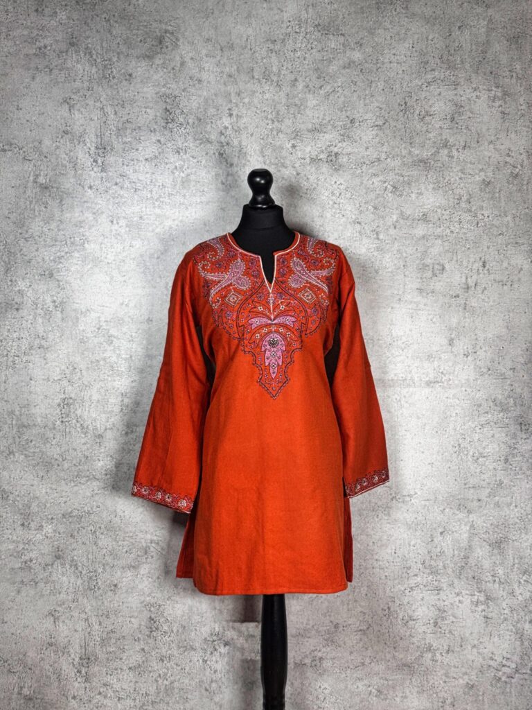 Ember Naqsh Kashmiri Short Kurti