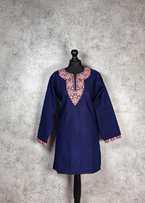 Velara Nightfall Kashmiri Short Kurti