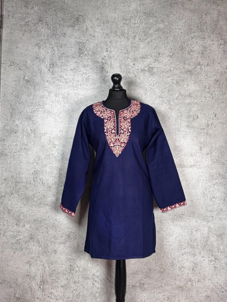 Velara Nightfall Kashmiri Short Kurti