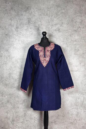 Velara Nightfall Kashmiri Short Kurti