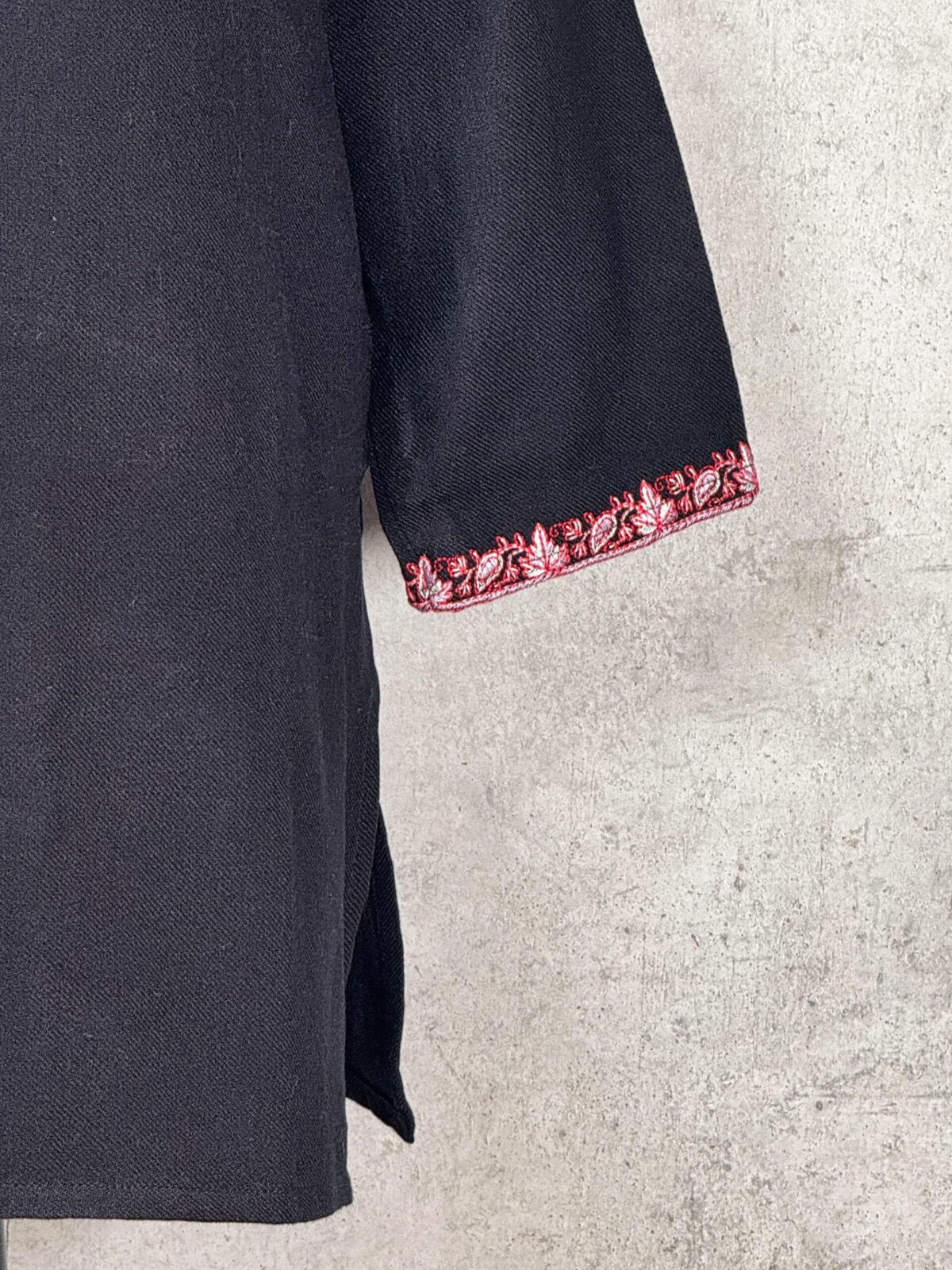 Obsidian Rosé Kashmiri Short Kurti