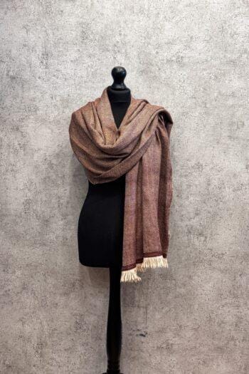 Heritage Pashmina® Walnut Ember Cashmere Scarf