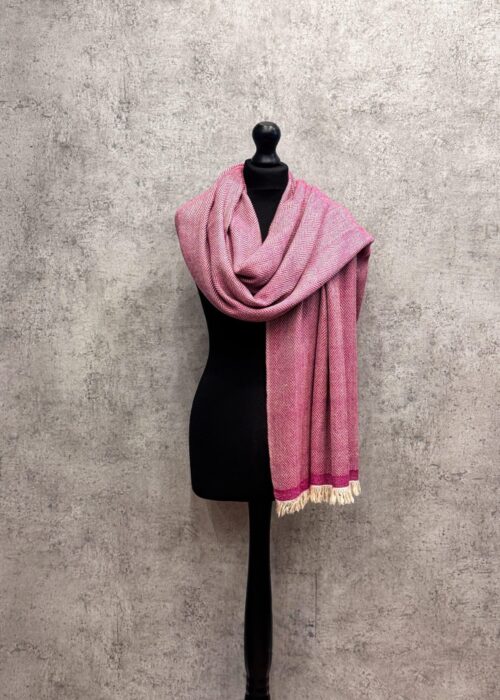 Heritage Pashmina® Rosewood Mist Kashmiri Cashmere Scarf
