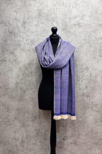 Heritage Pashmina® Frosty Herringbone Cashmere Scarf