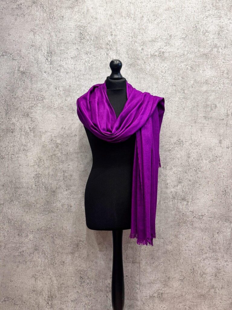 Heritage Pashmina® Shaan-e-Violet Pashmina Scarf