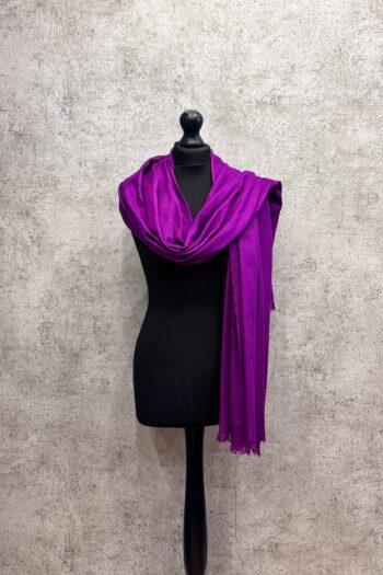 Heritage Pashmina® Shaan-e-Violet Pashmina Scarf