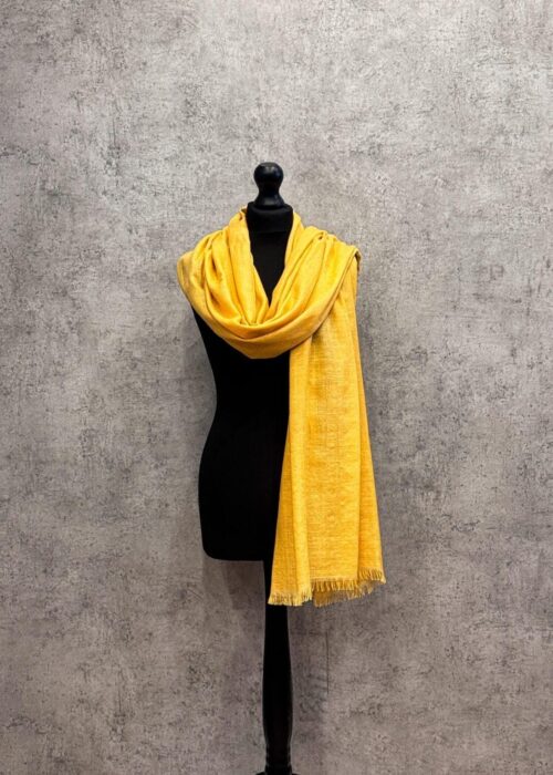 Heritage Pashmina® Zaiba Mustard Glow Pashmina Scarf