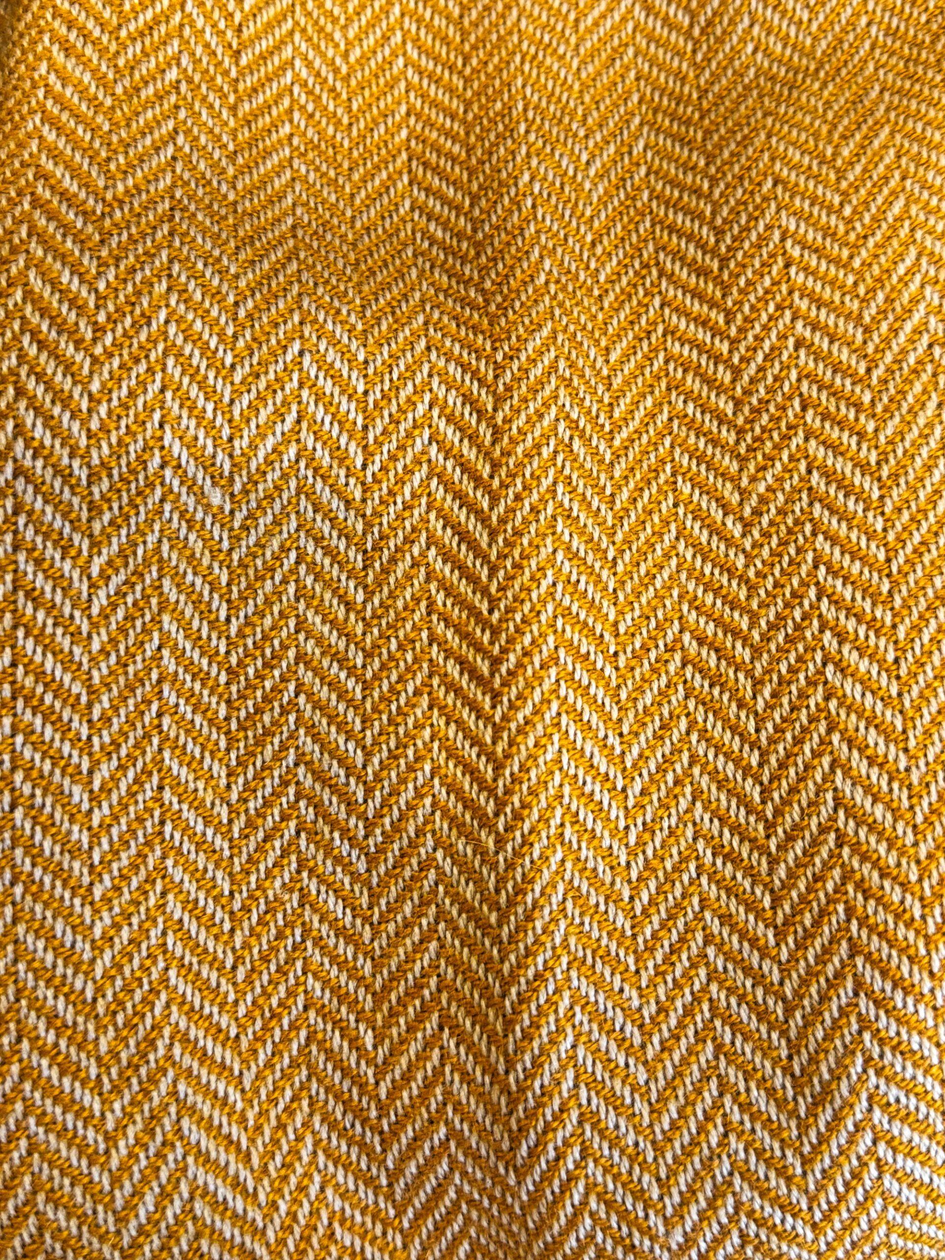 IMG_9130-700x933 Heritage Pashmina® Golden Saffron Kashmiri Cashmere Scarf - Image 2