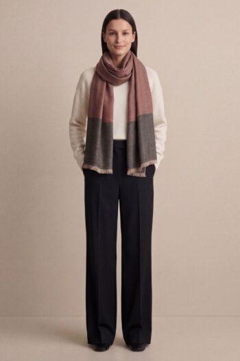 Heritage Pashmina® Sahar Charcoal Handwoven Scarf