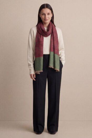 Heritage Pashmina® Zarqa Ember Handwoven Scarf